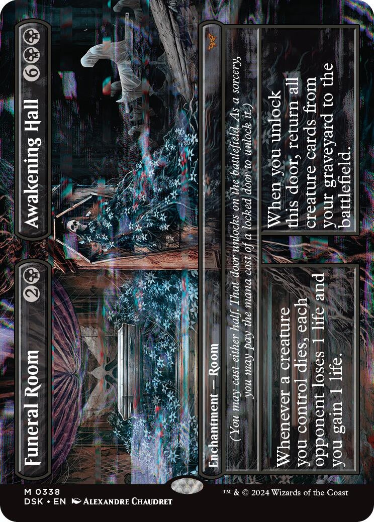 Funeral Room // Awakening Hall (Borderless) (338) [DSK] - MTG Single