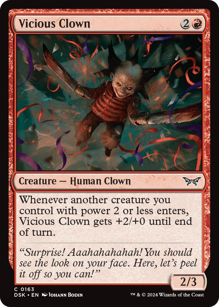 Vicious Clown (163) [DSK] - MTG Single