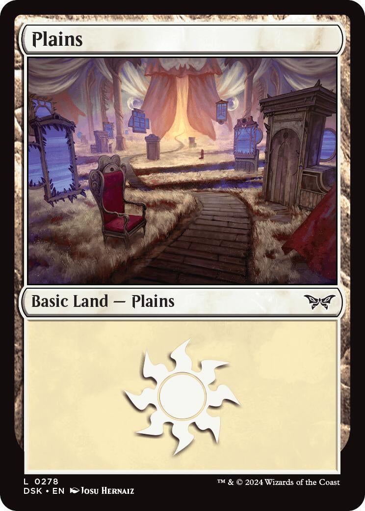 Plains (0278) (278) [DSK] - MTG Single