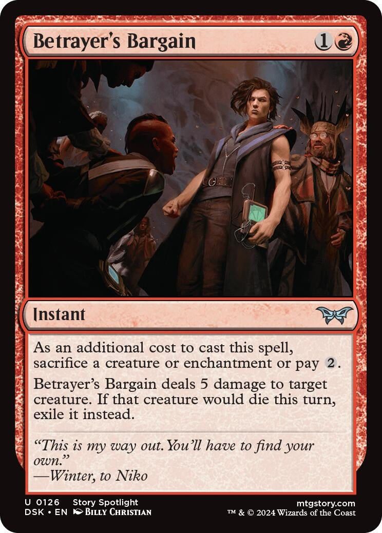 Betrayer’s Bargain (126) [DSK] - MTG Single