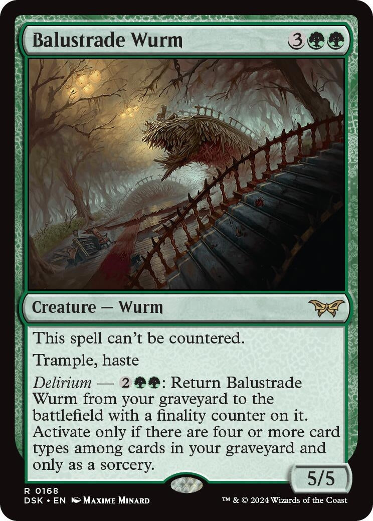 Balustrade Wurm (168) [DSK] - MTG Single
