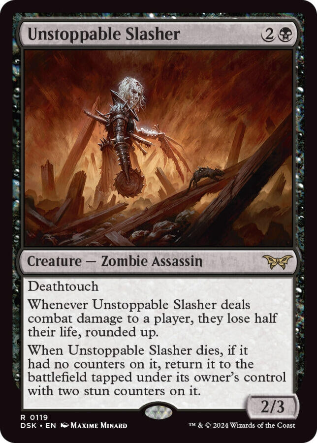 Unstoppable Slasher (0119) (119) [DSK] - MTG Single