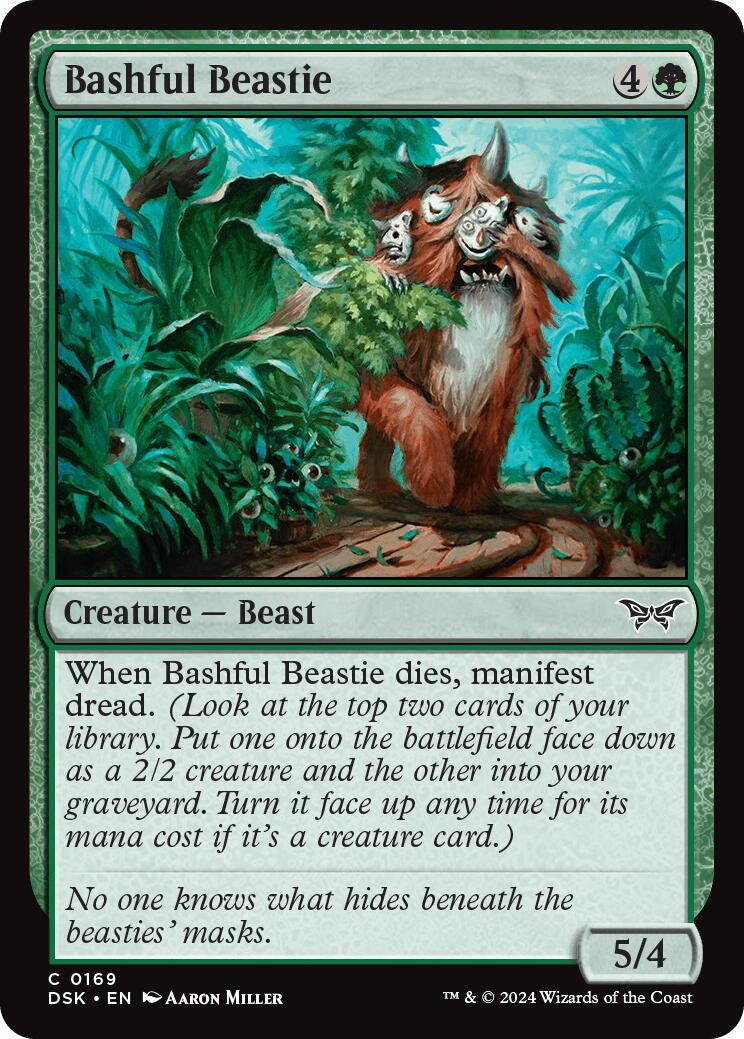 Bashful Beastie (169) [DSK] - MTG Single