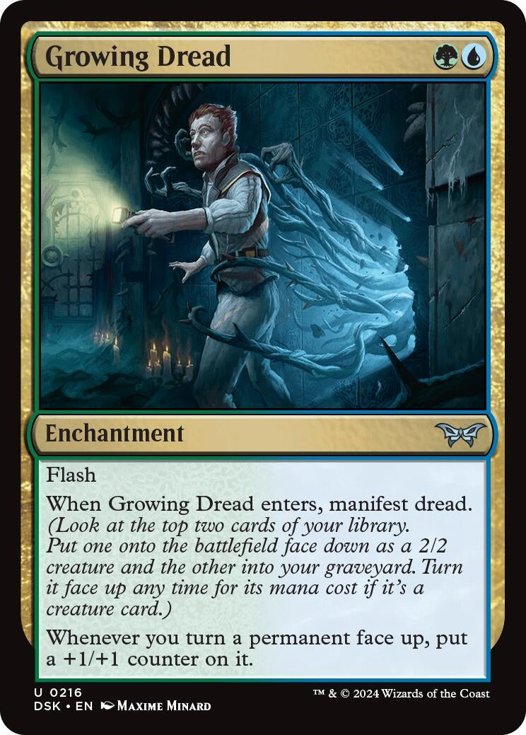 Growing Dread (216) [DSK] - MTG Single