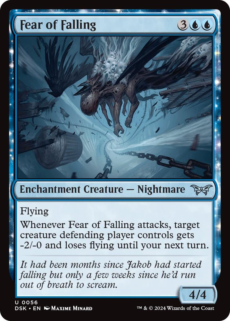 Fear of Falling (56) [DSK] - MTG Single