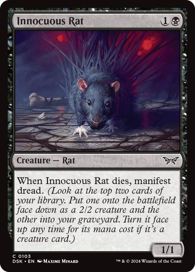 Innocuous Rat (103) [DSK] - MTG Single