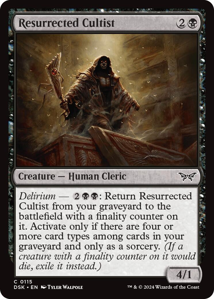 Resurrected Cultist (115) [DSK] - MTG Single