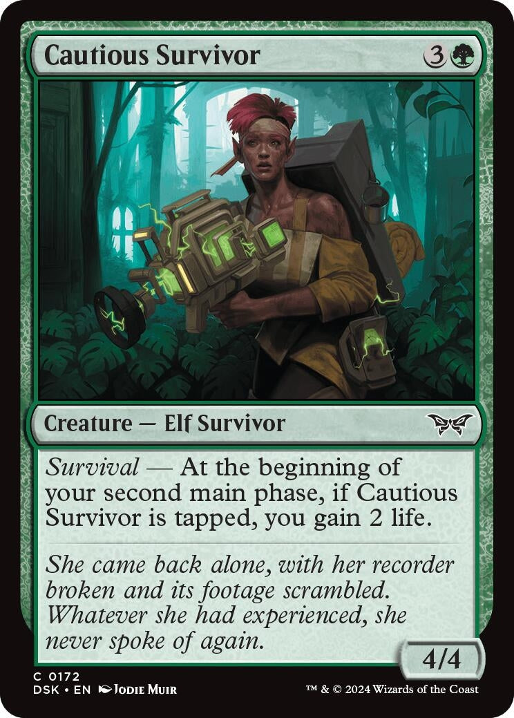 Cautious Survivor (172) [DSK] - MTG Single