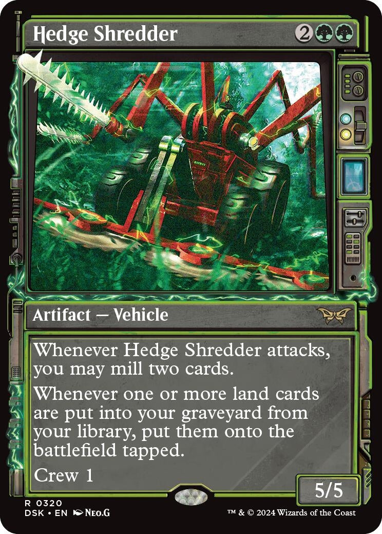 Hedge Shredder (Showcase) (320) [DSK] - MTG Single