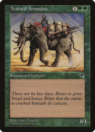 Trained Armodon (260) [TMP] - MTG Single