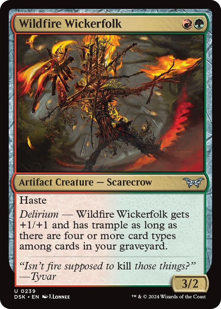 Wildfire Wickerfolk (239) [DSK] - MTG Single