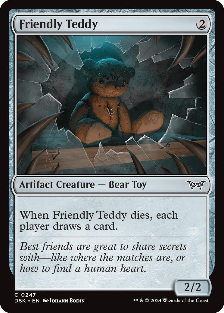 Friendly Teddy (247) [DSK] - MTG Single
