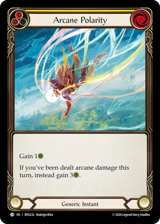 Arcane Polarity (Yellow) (232) [ROS] - Flesh and Blood TCG Single