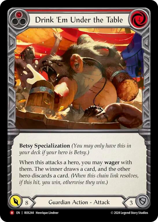 Drink ’Em Under the Table (244) [ROS] - Flesh and Blood TCG Single