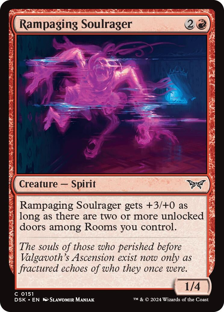 Rampaging Soulrager (151) [DSK] - MTG Single