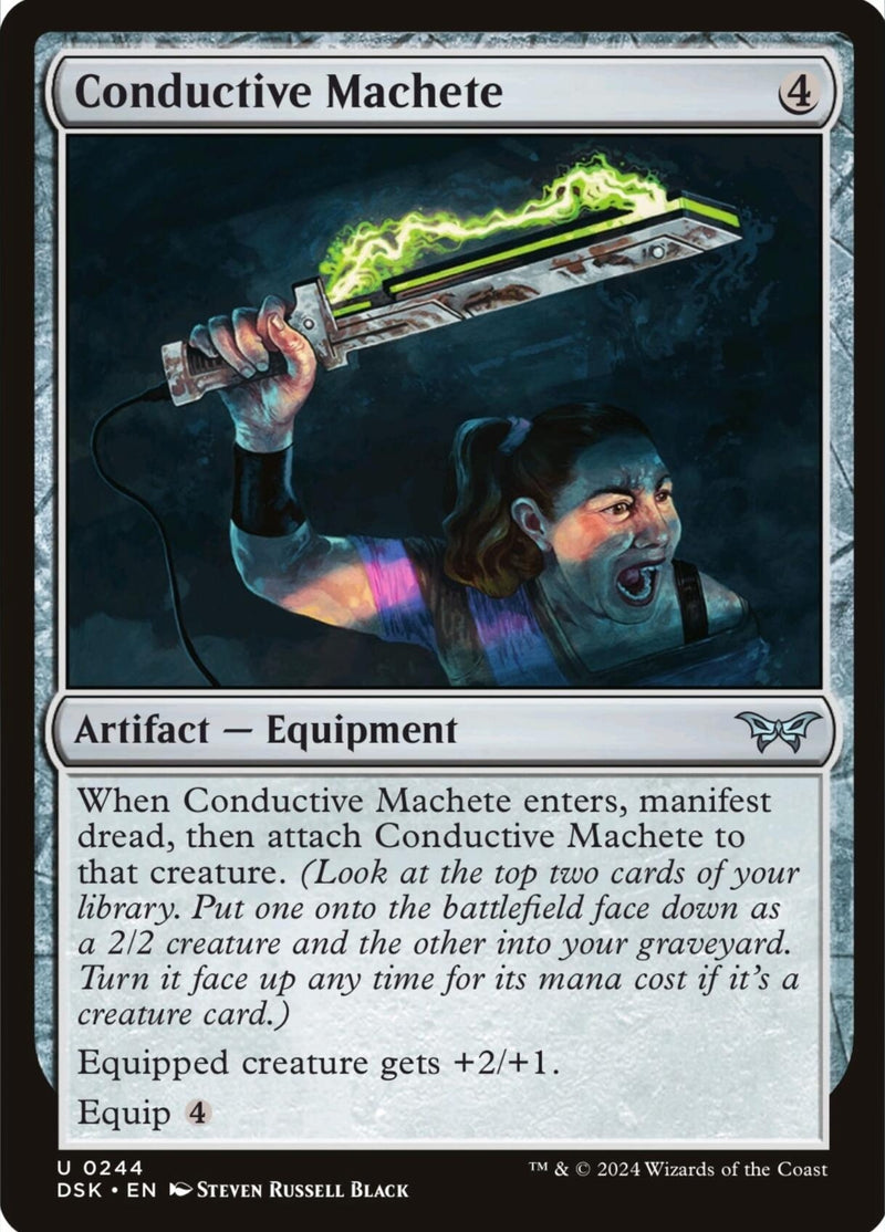 Conductive Machete (244) [DSK] - MTG Single