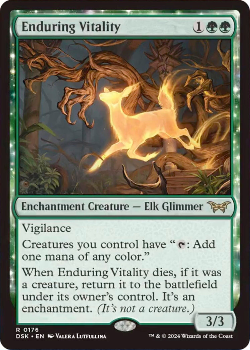 Enduring Vitality (176) [DSK] - MTG Single