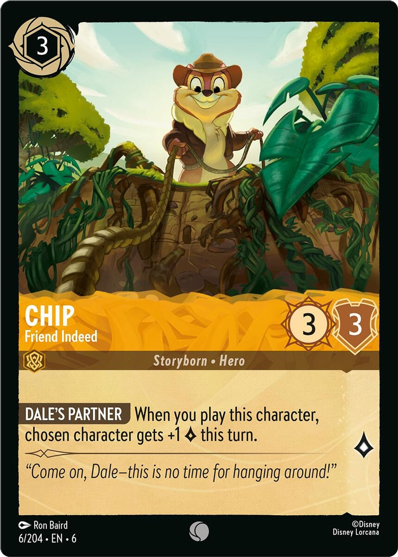 Chip - Friend Indeed (6) (6) - Disney Lorcana Single