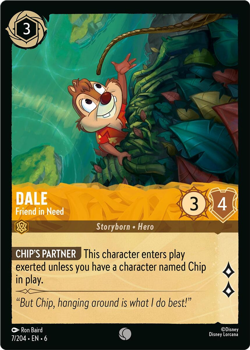 Dale - Friend in Need (7) (6) - Disney Lorcana Single