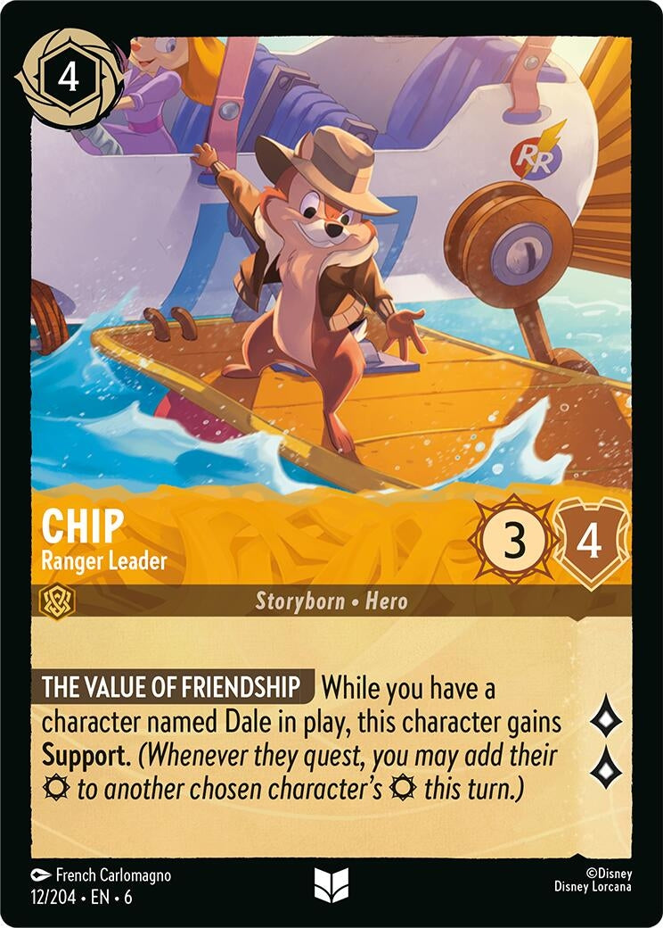 Chip - Ranger Leader (12) (6) - Disney Lorcana Single