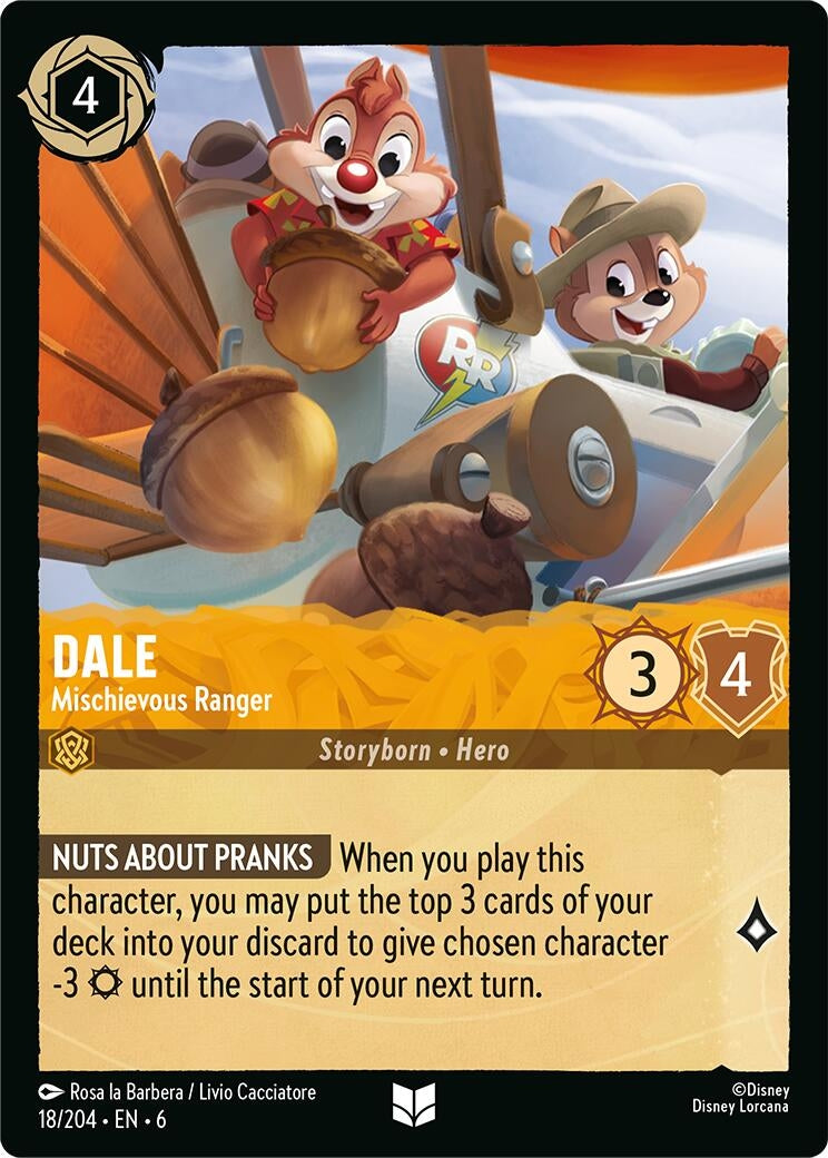 Dale - Mischievous Ranger (18) (6) - Disney Lorcana Single