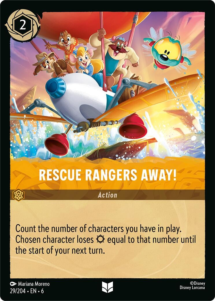 Rescue Rangers Away! (29) (6) - Disney Lorcana Single