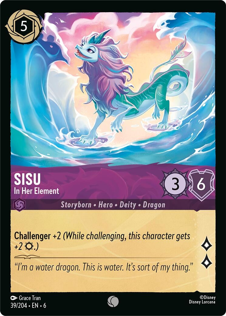 Sisu - In Her Element (39) (6) - Disney Lorcana Single
