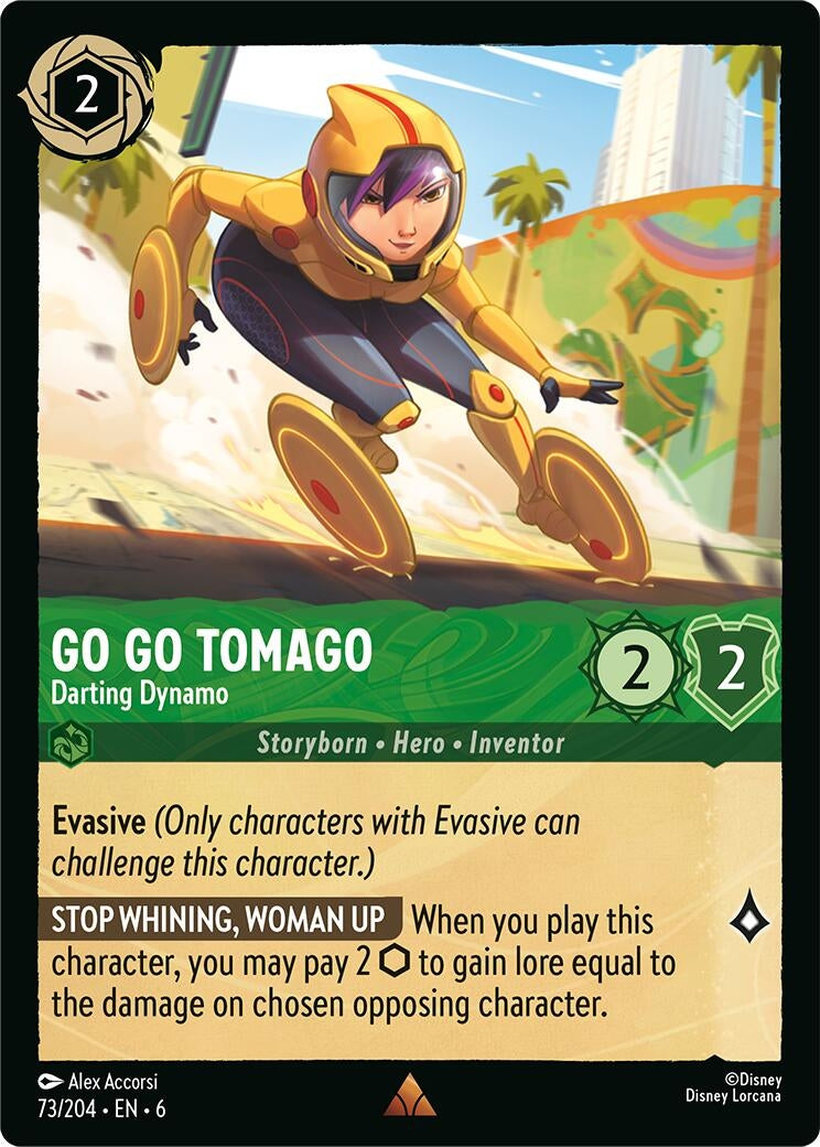 Go Go Tomago - Darting Dynamo (73) (6) - Disney Lorcana Single