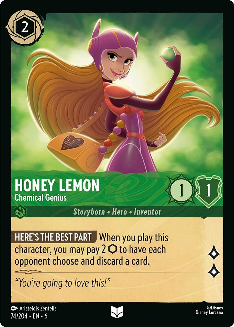 Honey Lemon - Chemical Genius (74) (6) - Disney Lorcana Single