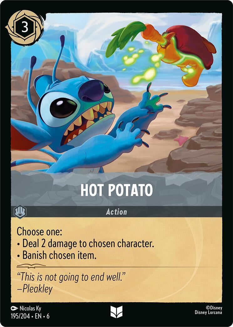 Hot Potato (195) (6) - Disney Lorcana Single