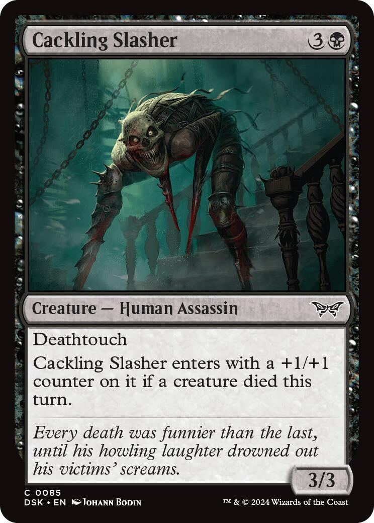Cackling Slasher (85) [DSK] - MTG Single