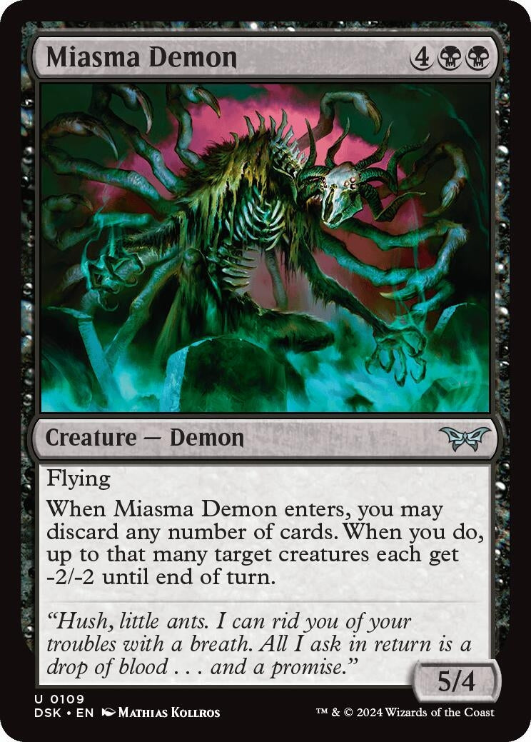 Miasma Demon (109) [DSK] - MTG Single