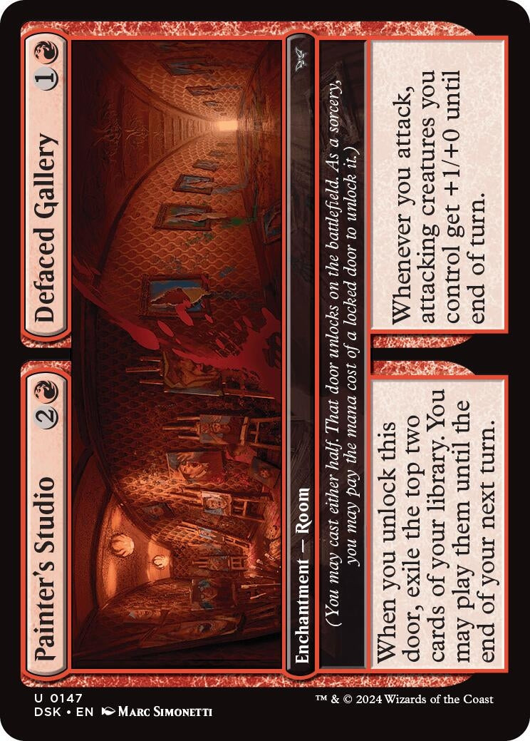 Painter’s Studio // Defaced Gallery (147) [DSK] - MTG Single