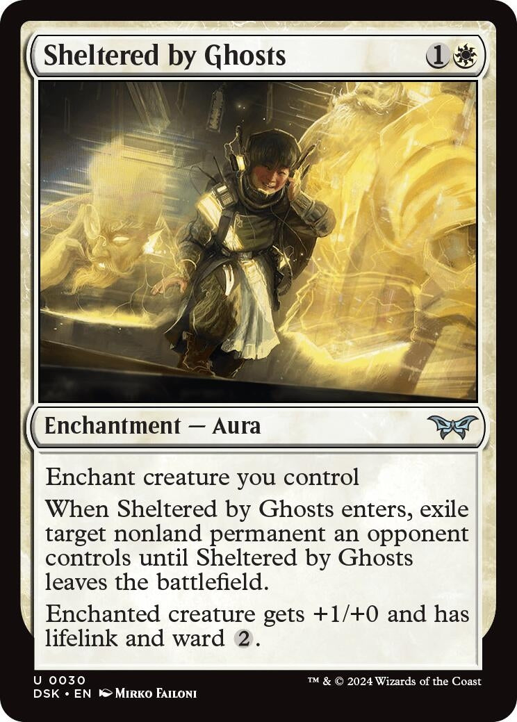 Sheltered by Ghosts (30) [DSK] - MTG Single