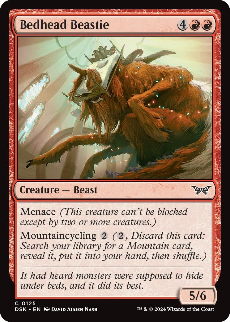 Bedhead Beastie (125) [DSK] - MTG Single