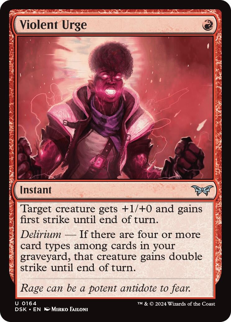 Violent Urge (164) [DSK] - MTG Single