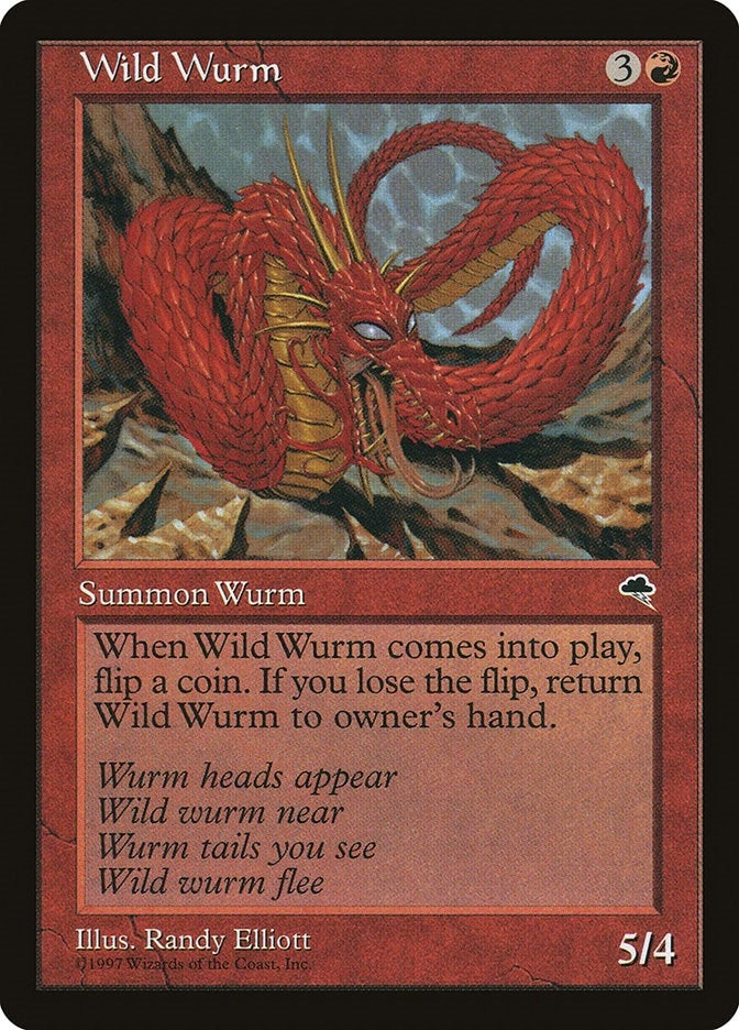 Wild Wurm (212) [TMP] - MTG Single