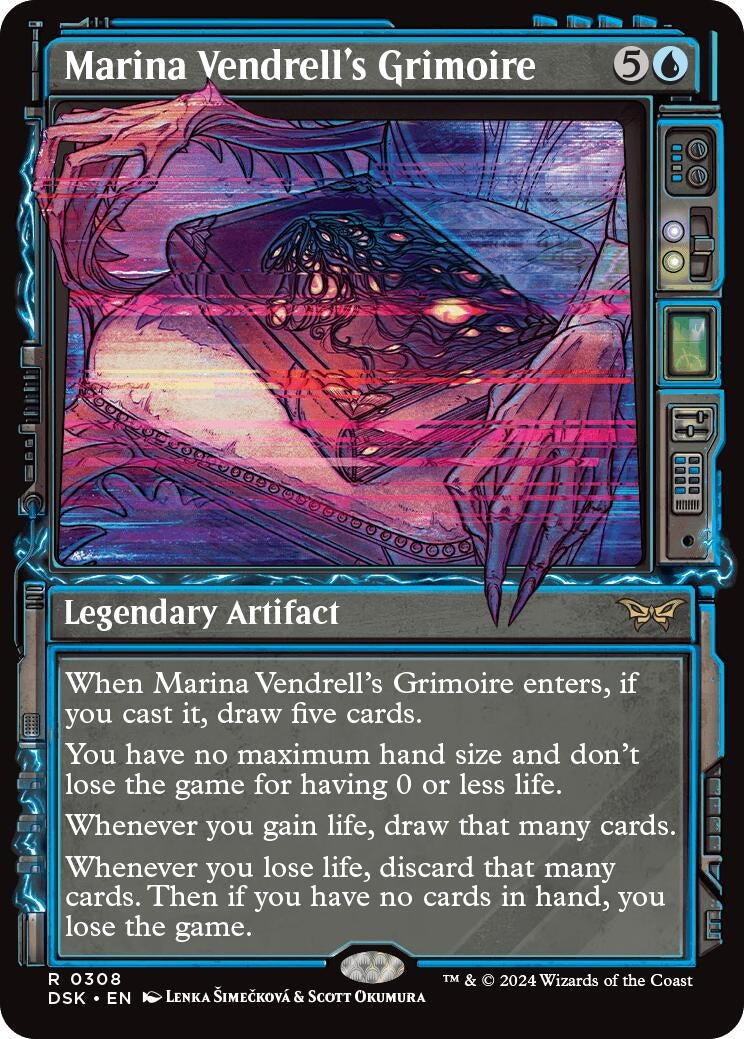 Marina Vendrell’s Grimoire (Showcase) (308) [DSK] - MTG Single