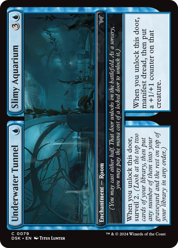Underwater Tunnel // Slimy Aquarium (79) [DSK] - MTG Single