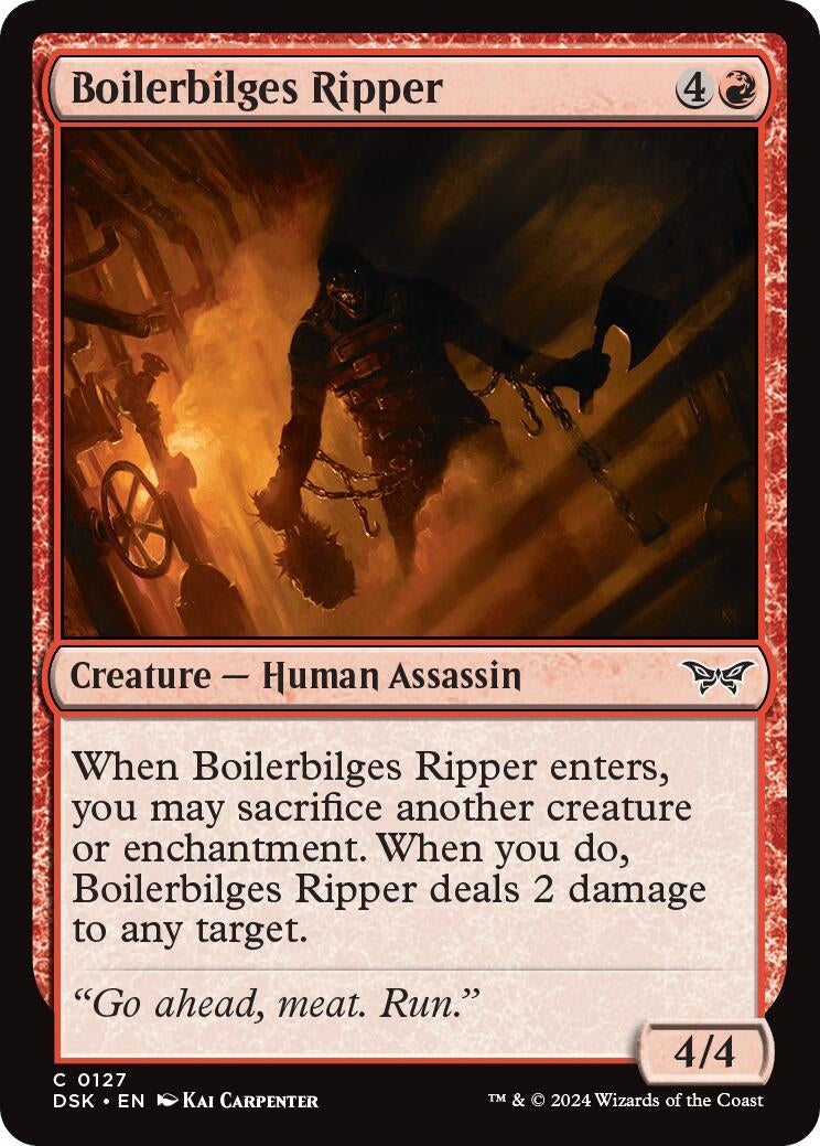 Boilerbilges Ripper (127) [DSK] - MTG Single