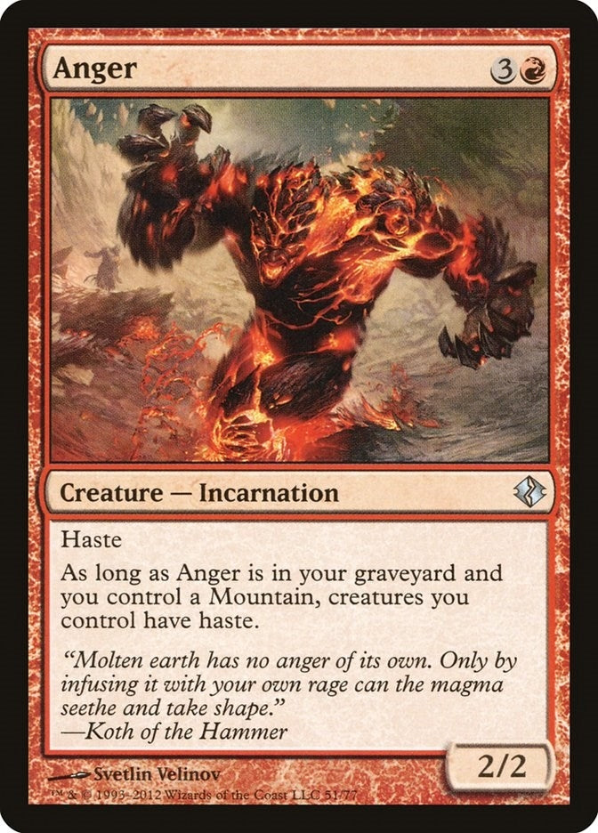 Anger (51) [DDI] - MTG Single