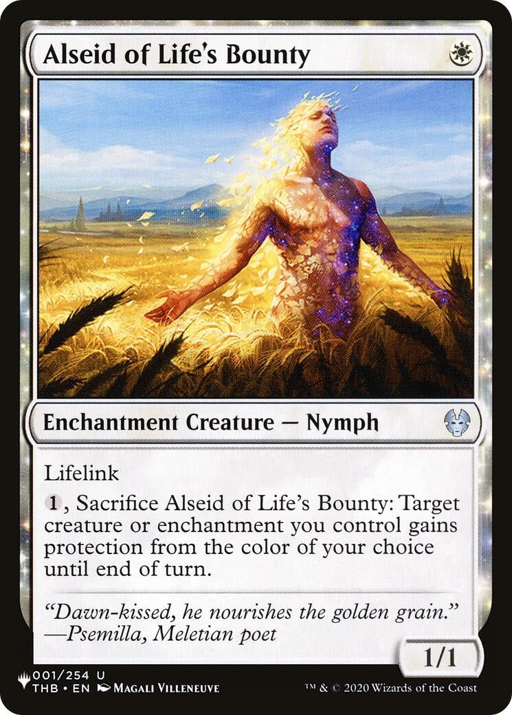 Alseid of Life’s Bounty (1) [LIST] - MTG Single