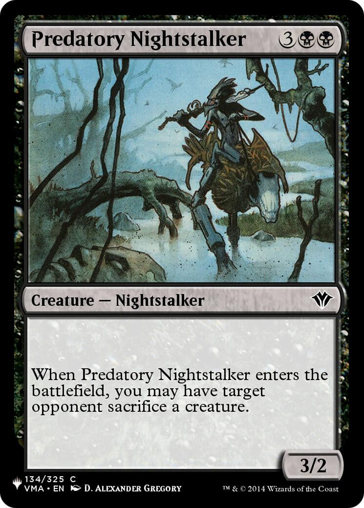 Predatory Nightstalker (134) [LIST] - MTG Single
