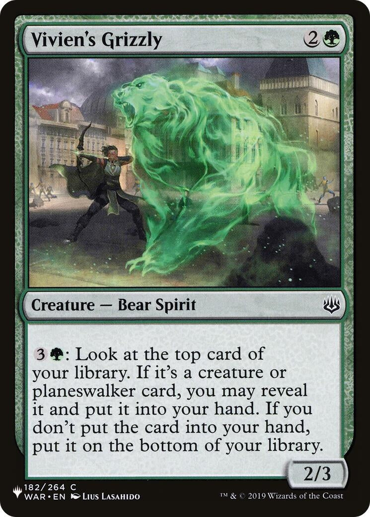 Vivien’s Grizzly (182) [LIST] - MTG Single