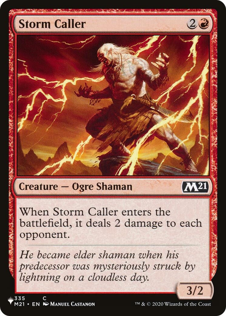 Storm Caller (335) [LIST] - MTG Single