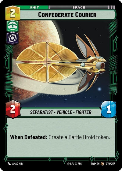 Confederate Courier (079/257) (TWI)