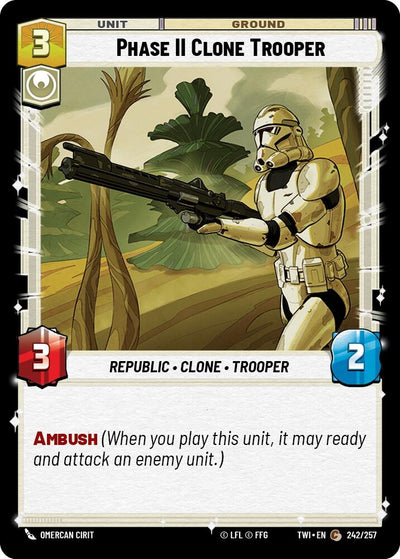 Phase II Clone Trooper (242/257) (TWI)