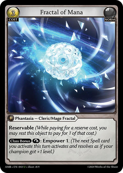 Fractal of Mana (043) (AMB1E)
