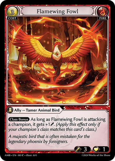 Flamewing Fowl (103) (AMB1E)