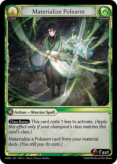 Materialize Polearm (184) (AMB1E)